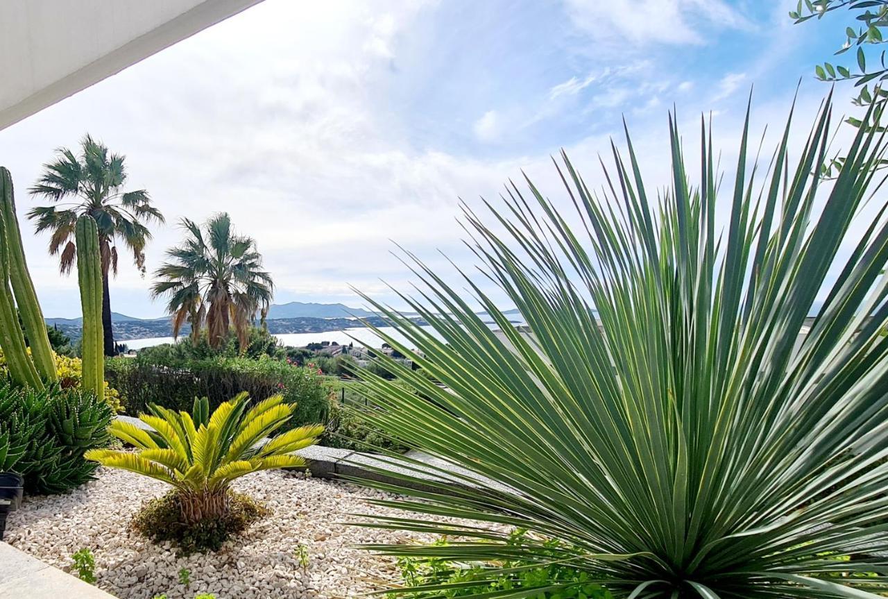 Magnifique Appartement Vue Mer - Grande Terrasse Et Piscine Bandol Exterior foto
